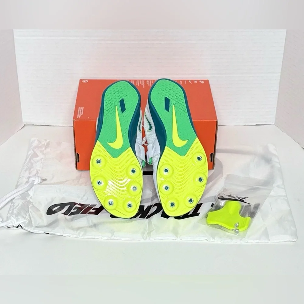 Size 1.5 Nike Zoom Rival Jump Track & Field Jumping Spikes jump Shoes DR2756-100